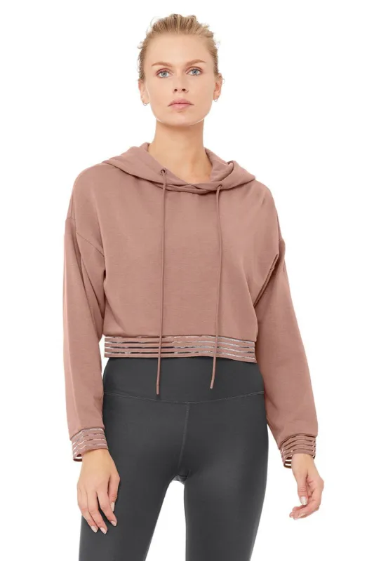 K-O Hoodie - Smoky Quartz sold by Alo Yoga