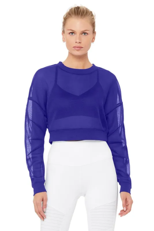 Row Long Sleeve - Sapphire sold by Alo Yoga
