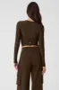 Standout Long Sleeve - Espresso sold by Alo Yoga