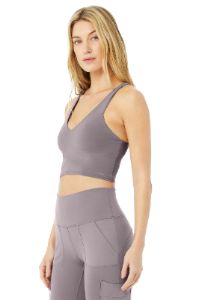 Airbrush Real Bra Tank - Purple Dusk sold by Alo Yoga