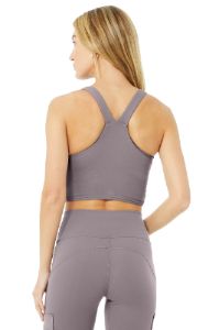 Airbrush Real Bra Tank - Purple Dusk sold by Alo Yoga