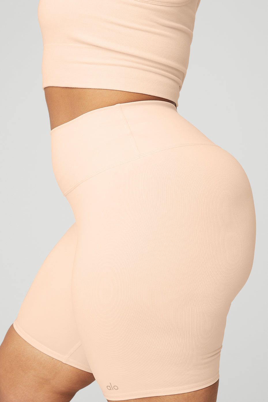 7" High-Waist Biker Short - Peachy Glow sold by Alo Yoga product image thumbnail 9