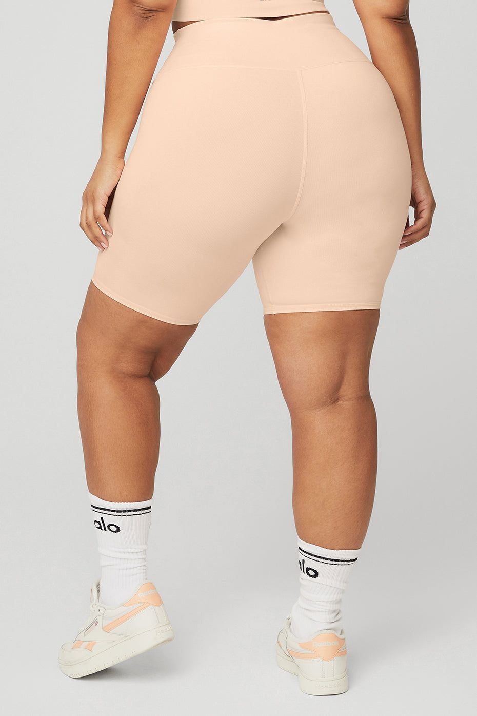 7" High-Waist Biker Short - Peachy Glow sold by Alo Yoga product image thumbnail 7