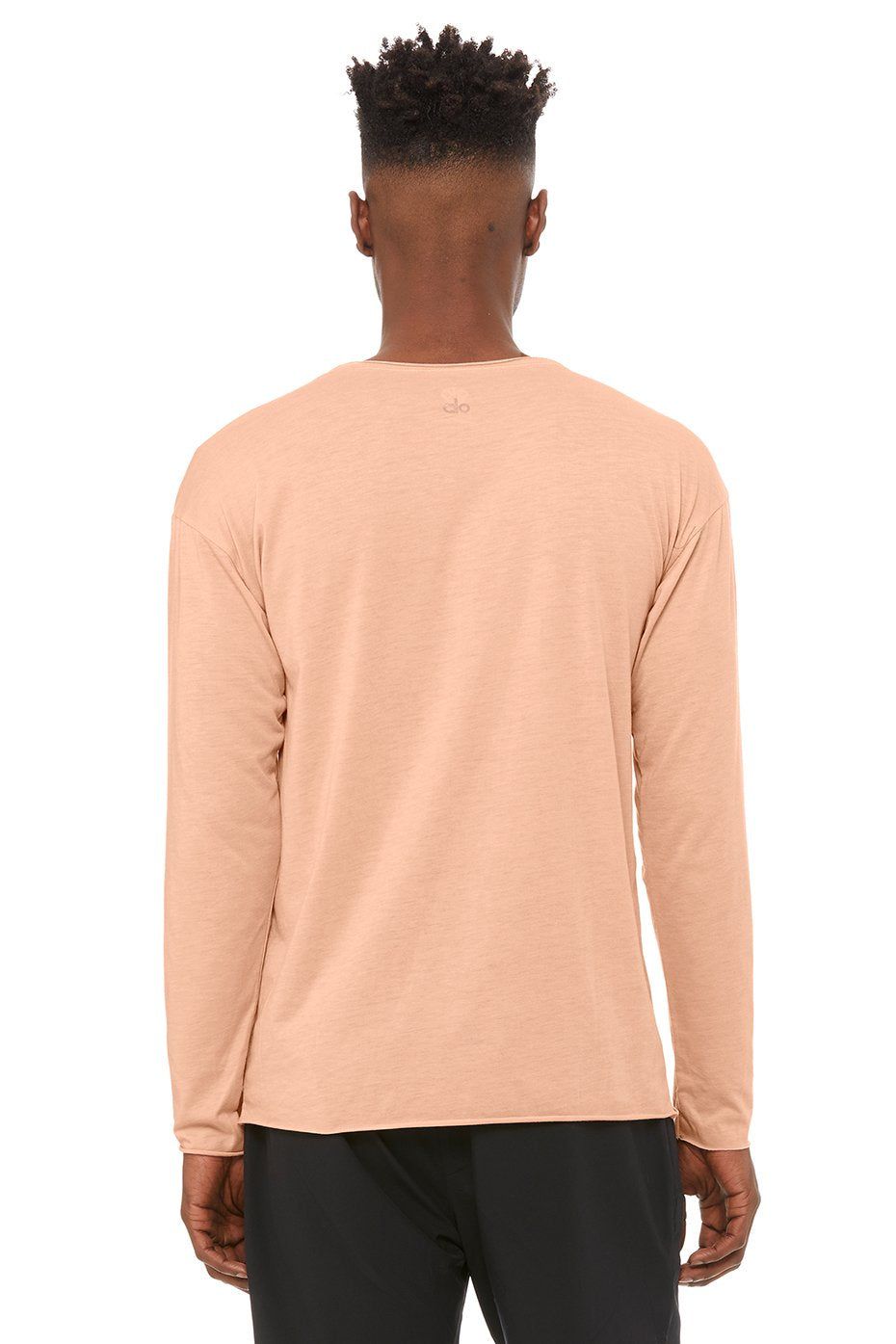 Ultimate Long Sleeve Tee - Peach Triblend sold by Alo Yoga product image thumbnail 2