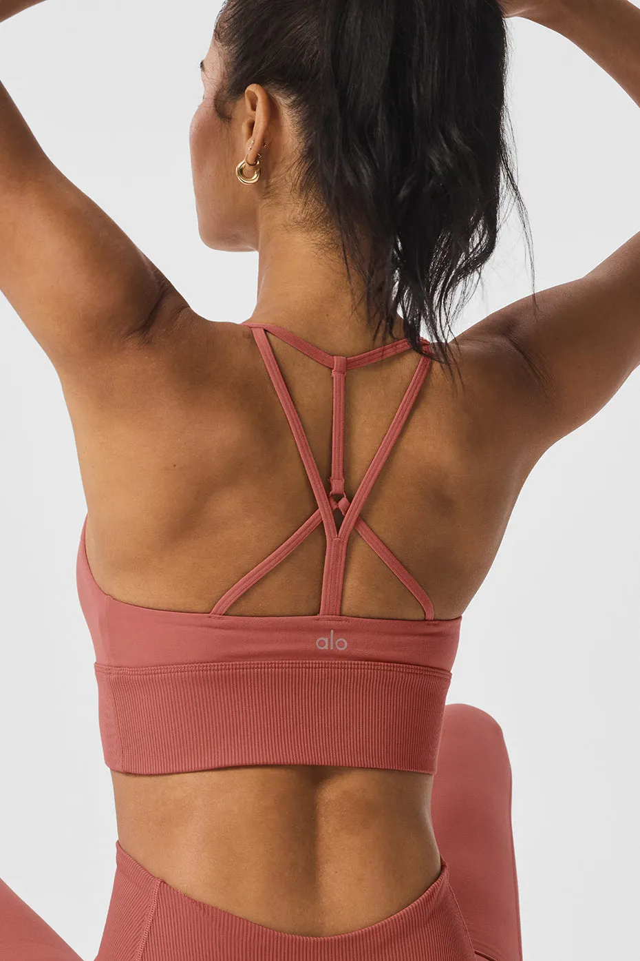Alosoft Lavish Bra - Soft Terracotta sold by Alo Yoga product image thumbnail 2
