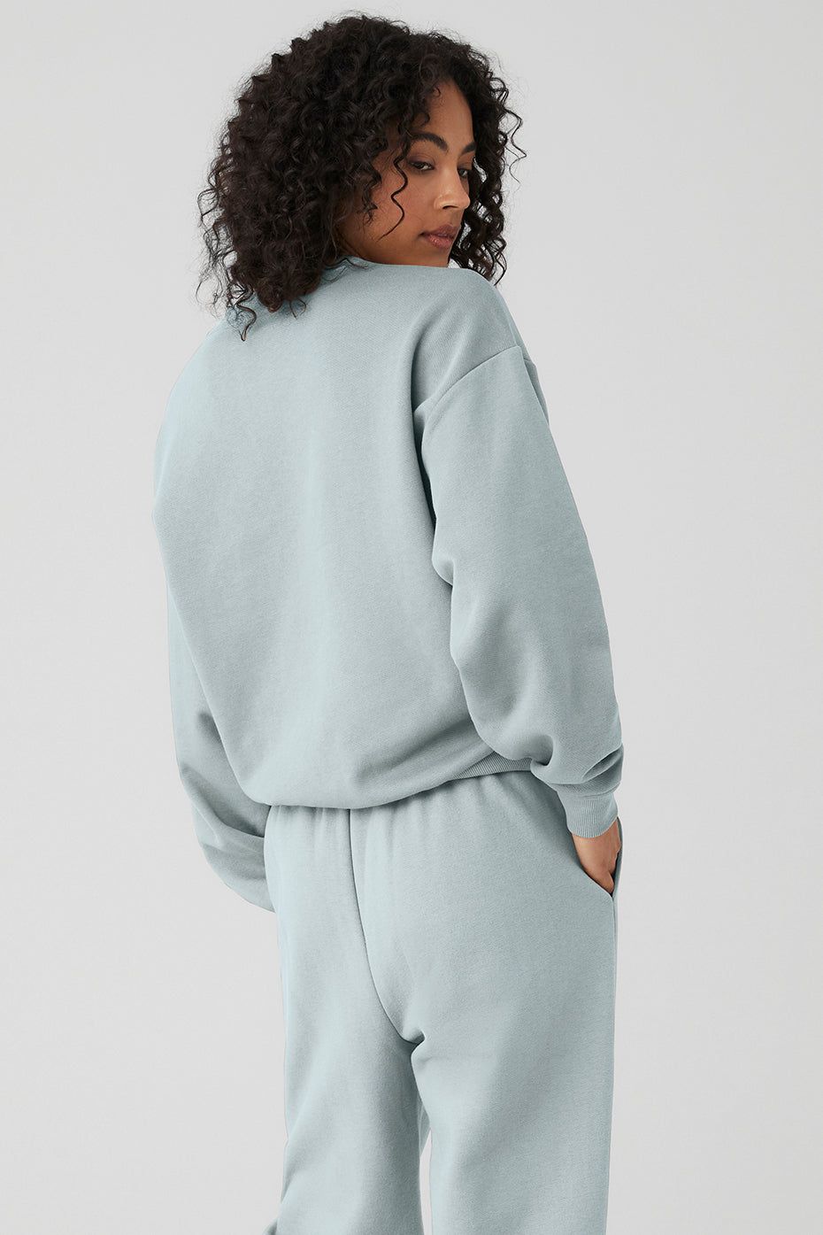 Accolade Crew Neck Pullover - Cosmic Grey sold by Alo Yoga product image thumbnail 3