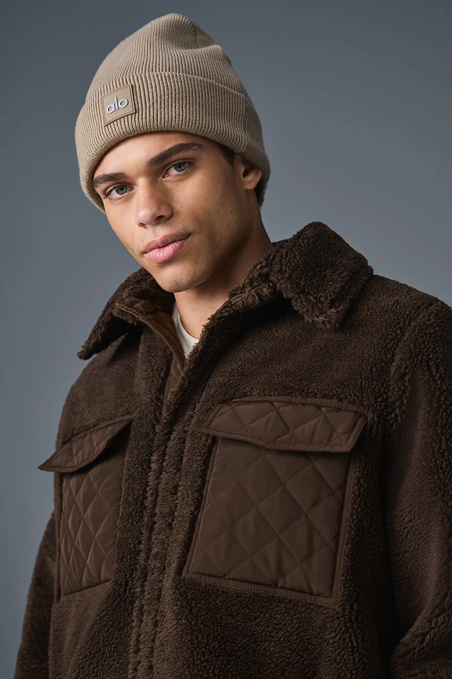 Everyday Beanie - Gravel sold by Alo Yoga product image thumbnail 4