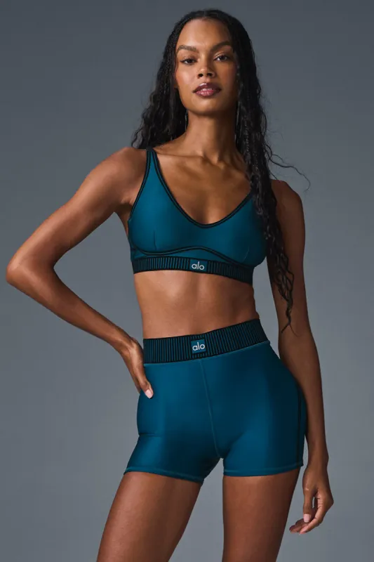 Airlift Line Up Bra - Eclipse Blue sold by Alo Yoga