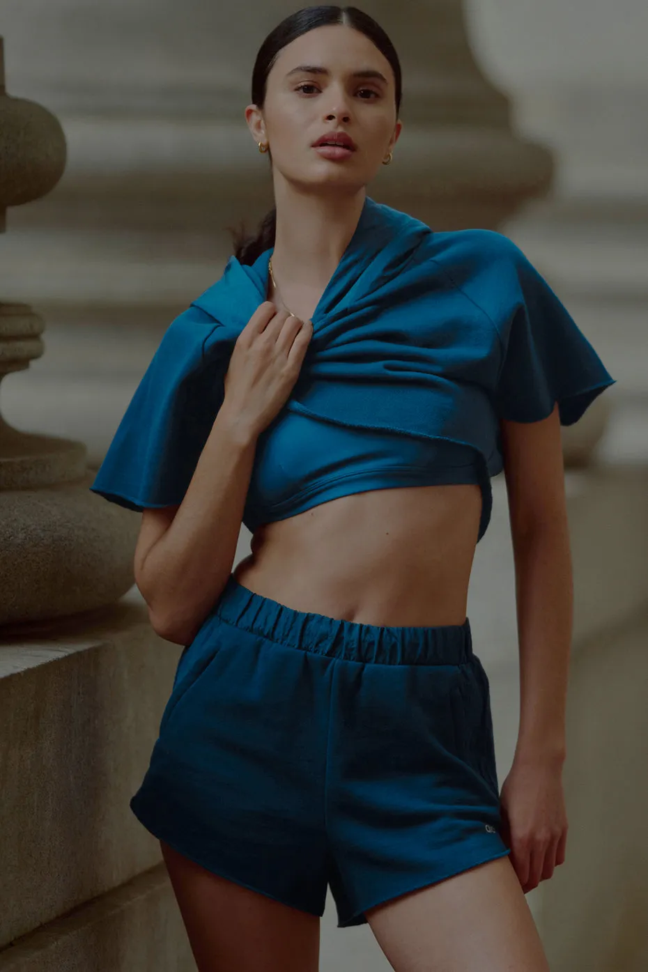 In The Air Dolphin Short - Eclipse Blue sold by Alo Yoga