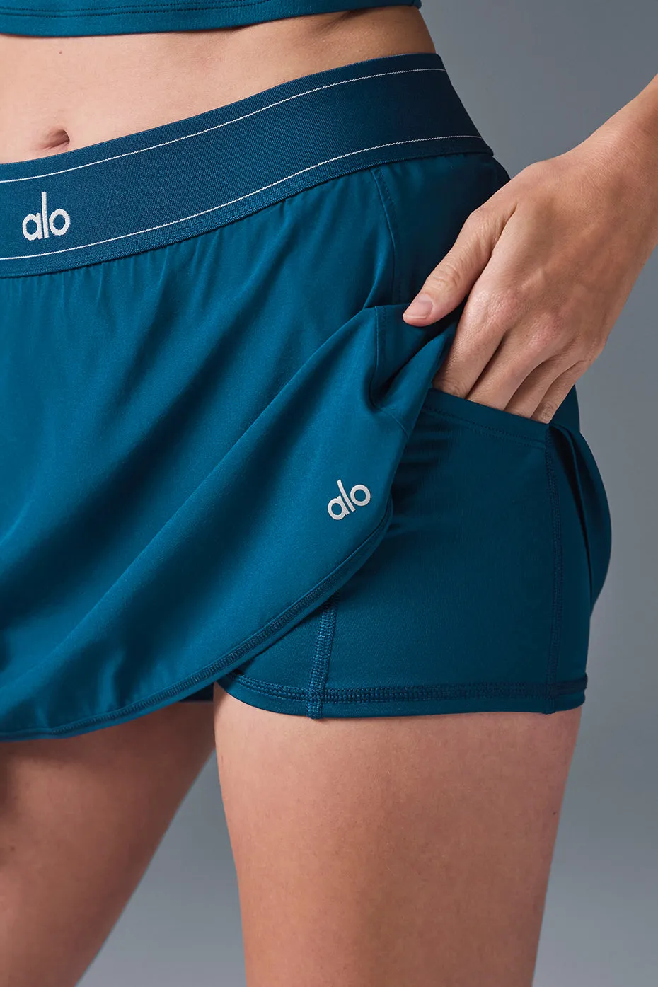Match Point Tennis Skirt - Eclipse Blue sold by Alo Yoga product image thumbnail 3
