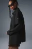 Pinstripe Daylight Button Down Long Sleeve - Black/Titanium sold by Alo Yoga