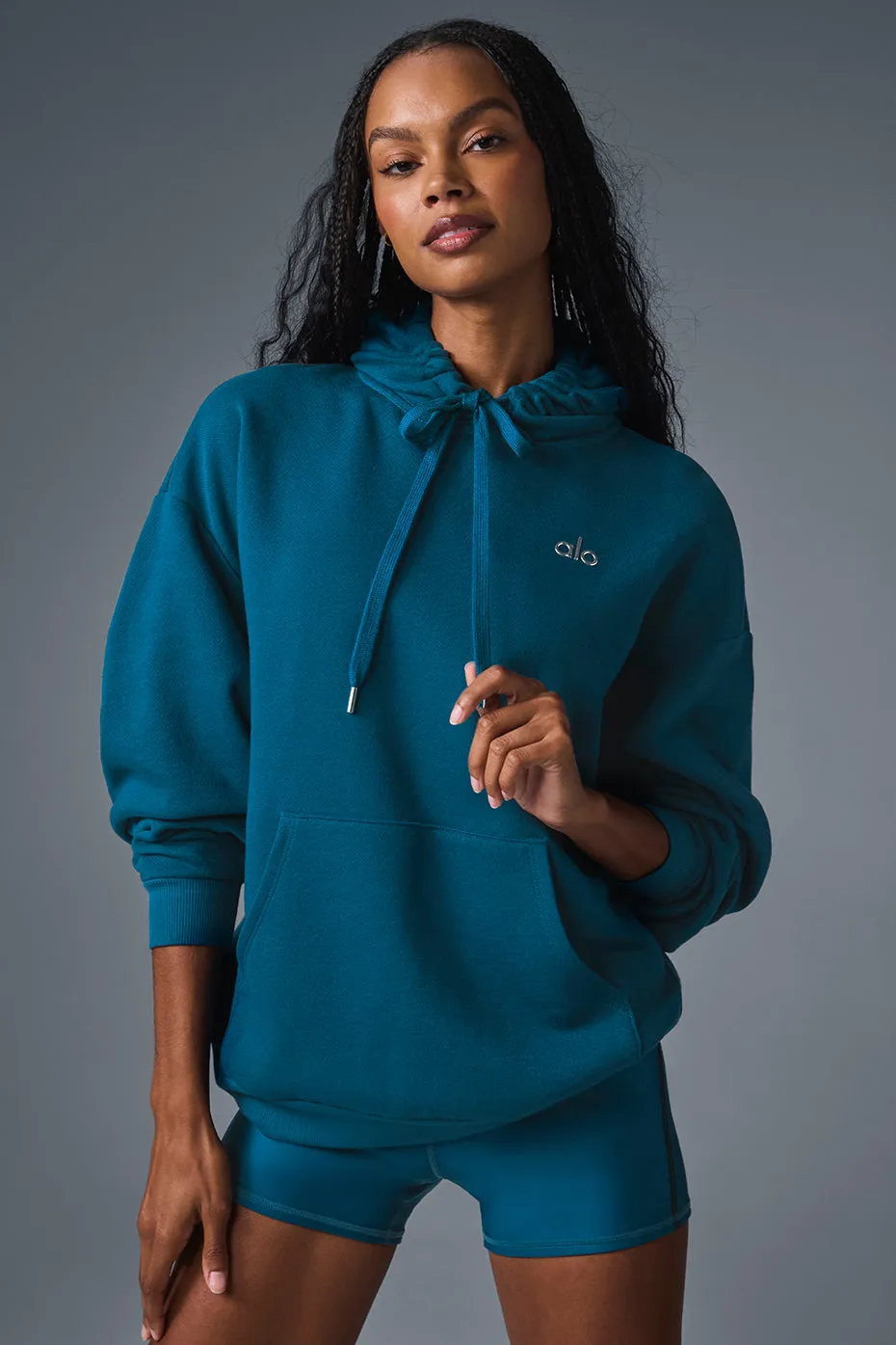 Accolade Hoodie - Eclipse Blue sold by Alo Yoga