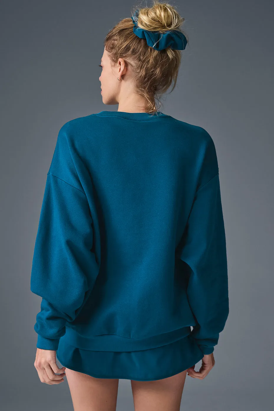 Accolade Crew Neck Pullover - Eclipse Blue sold by Alo Yoga product image thumbnail 2