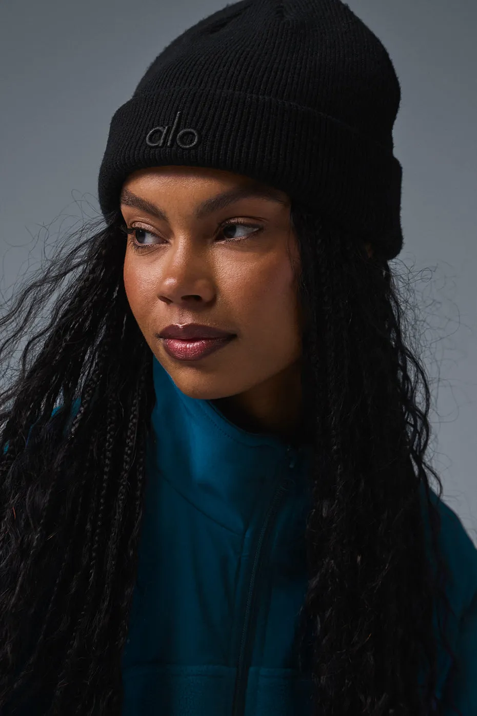 Notable Beanie - Black/Black sold by Alo Yoga