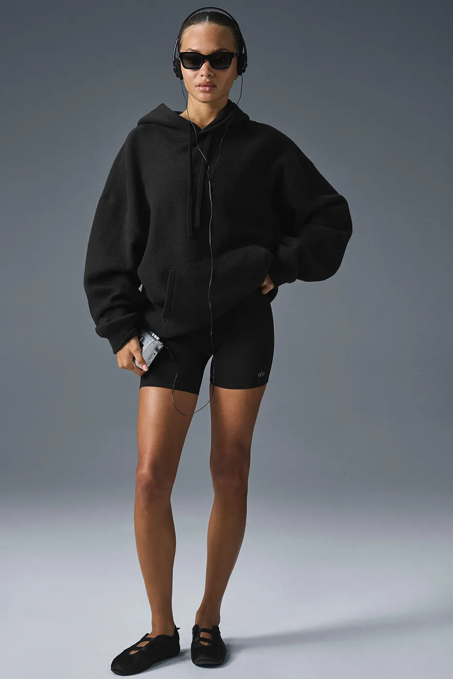 Triumph Restore Hoodie - Black sold by Alo Yoga product image thumbnail 4