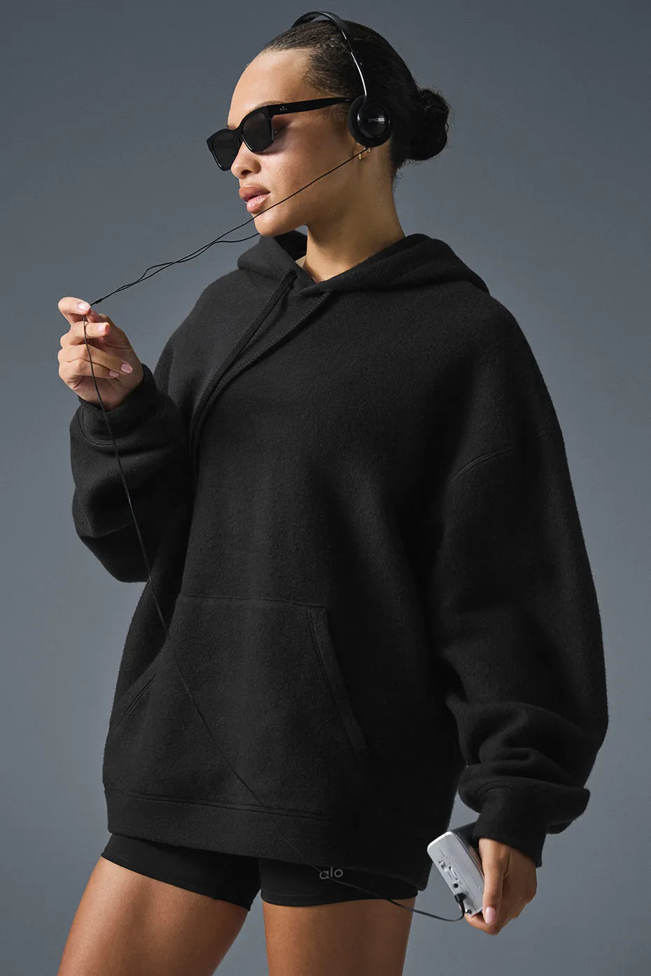 Triumph Restore Hoodie - Black sold by Alo Yoga product image thumbnail 3