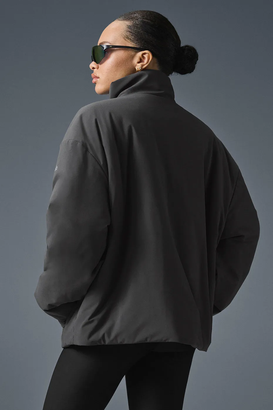 Stretch Woven Notable Jacket - Anthracite sold by Alo Yoga product image thumbnail 2