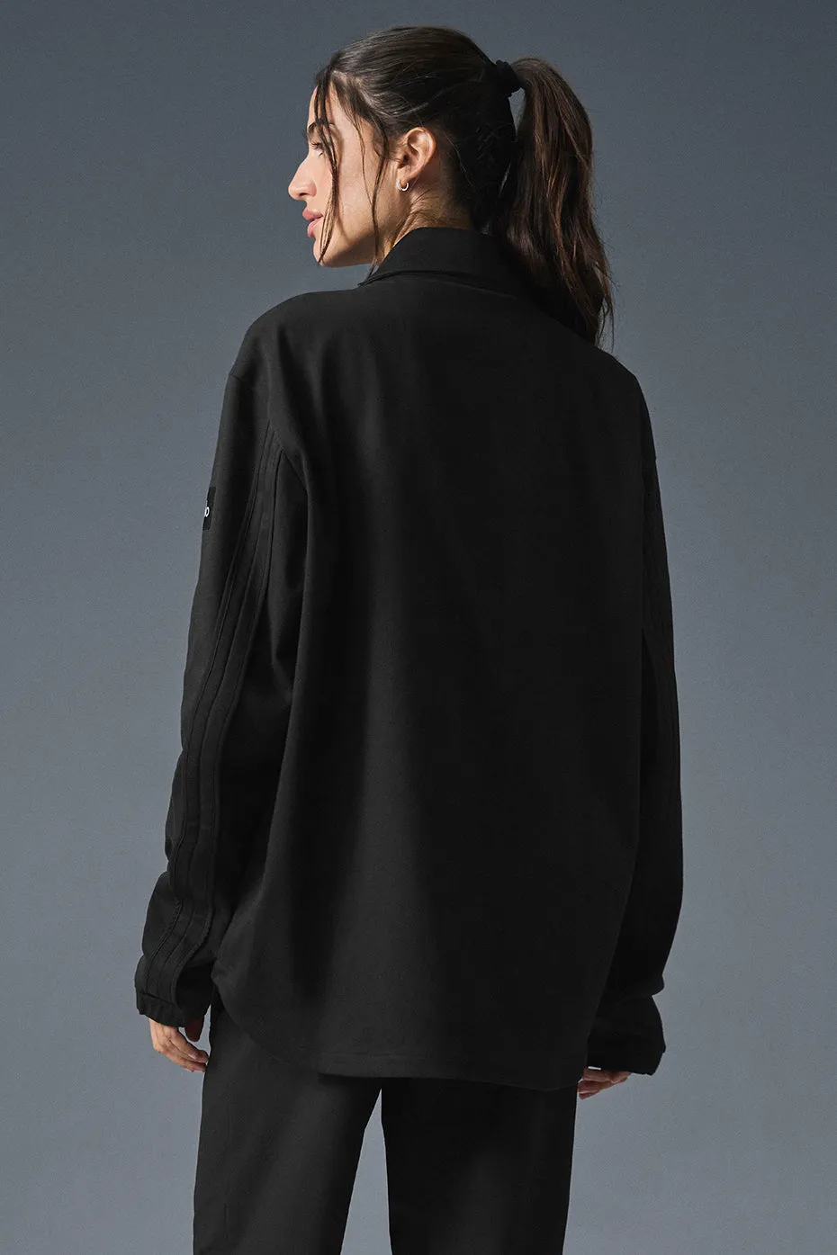 Edition Sueded Jacket - Black sold by Alo Yoga product image thumbnail 2