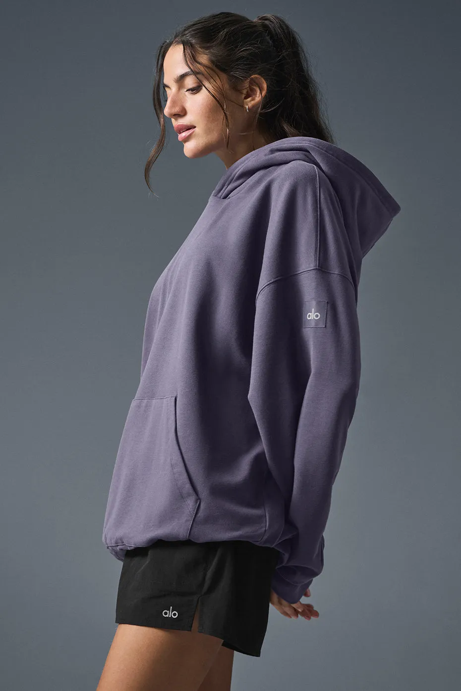 Double Take Hoodie - Italian Plum sold by Alo Yoga product image thumbnail 3
