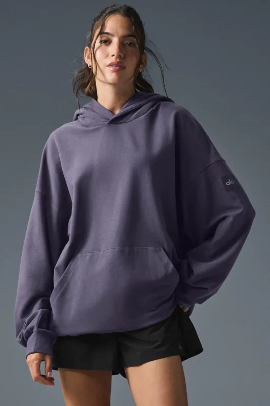 Double Take Hoodie - Italian Plum sold by Alo Yoga