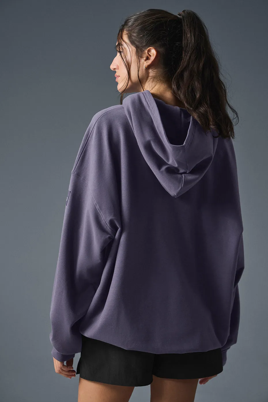 Double Take Hoodie - Italian Plum sold by Alo Yoga product image thumbnail 2