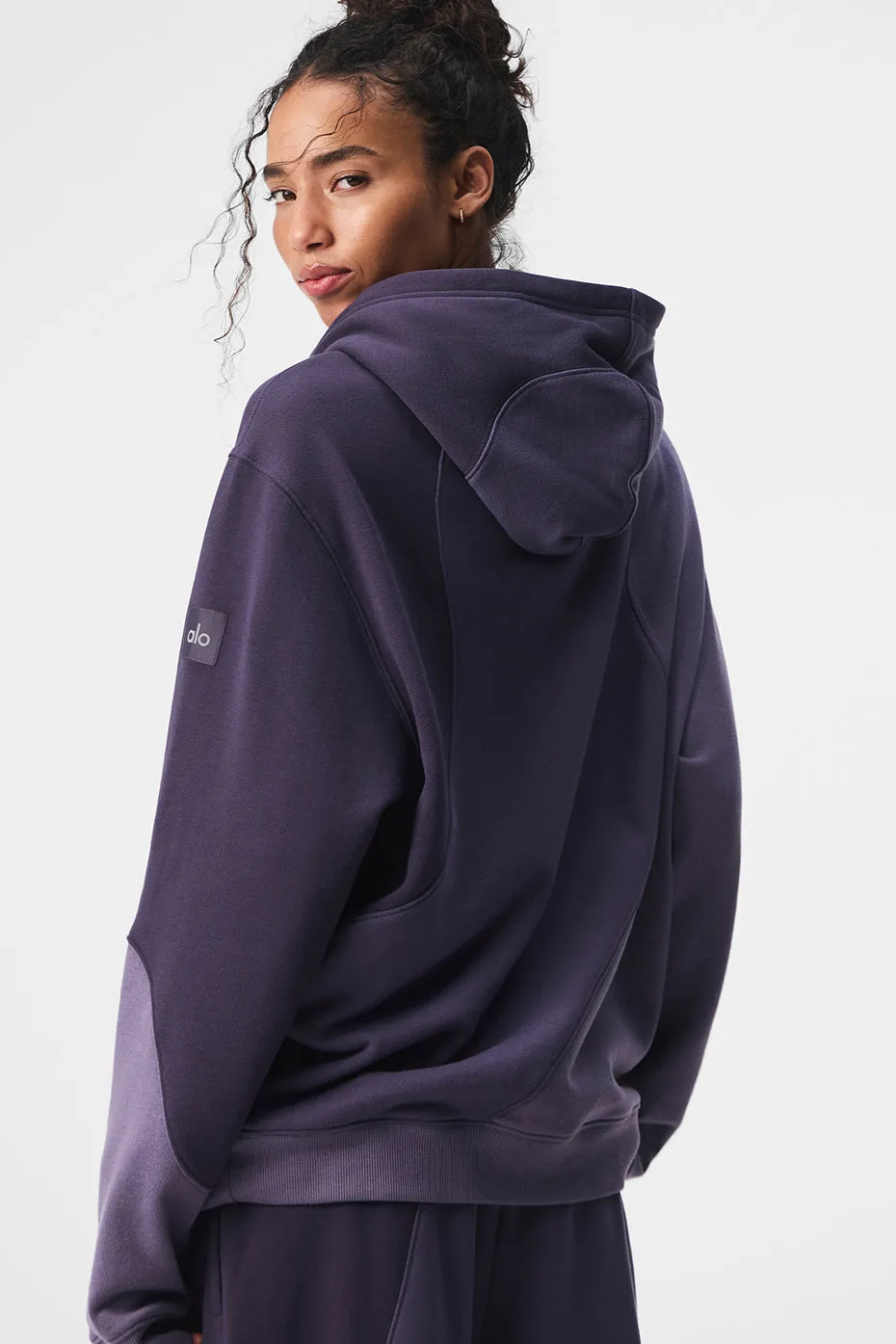 Make Waves Hoodie - Italian Plum Tonal sold by Alo Yoga product image thumbnail 2