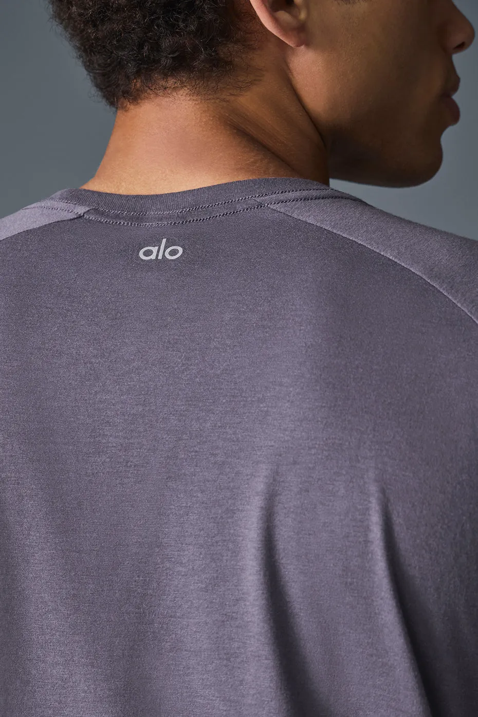 Triumph Raglan Tee - Italian Plum sold by Alo Yoga product image thumbnail 3