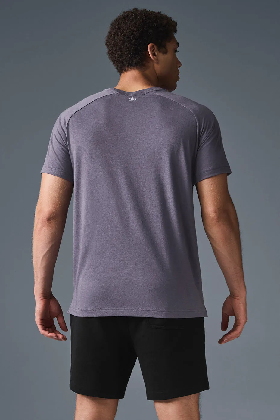 Triumph Raglan Tee - Italian Plum sold by Alo Yoga product image thumbnail 2