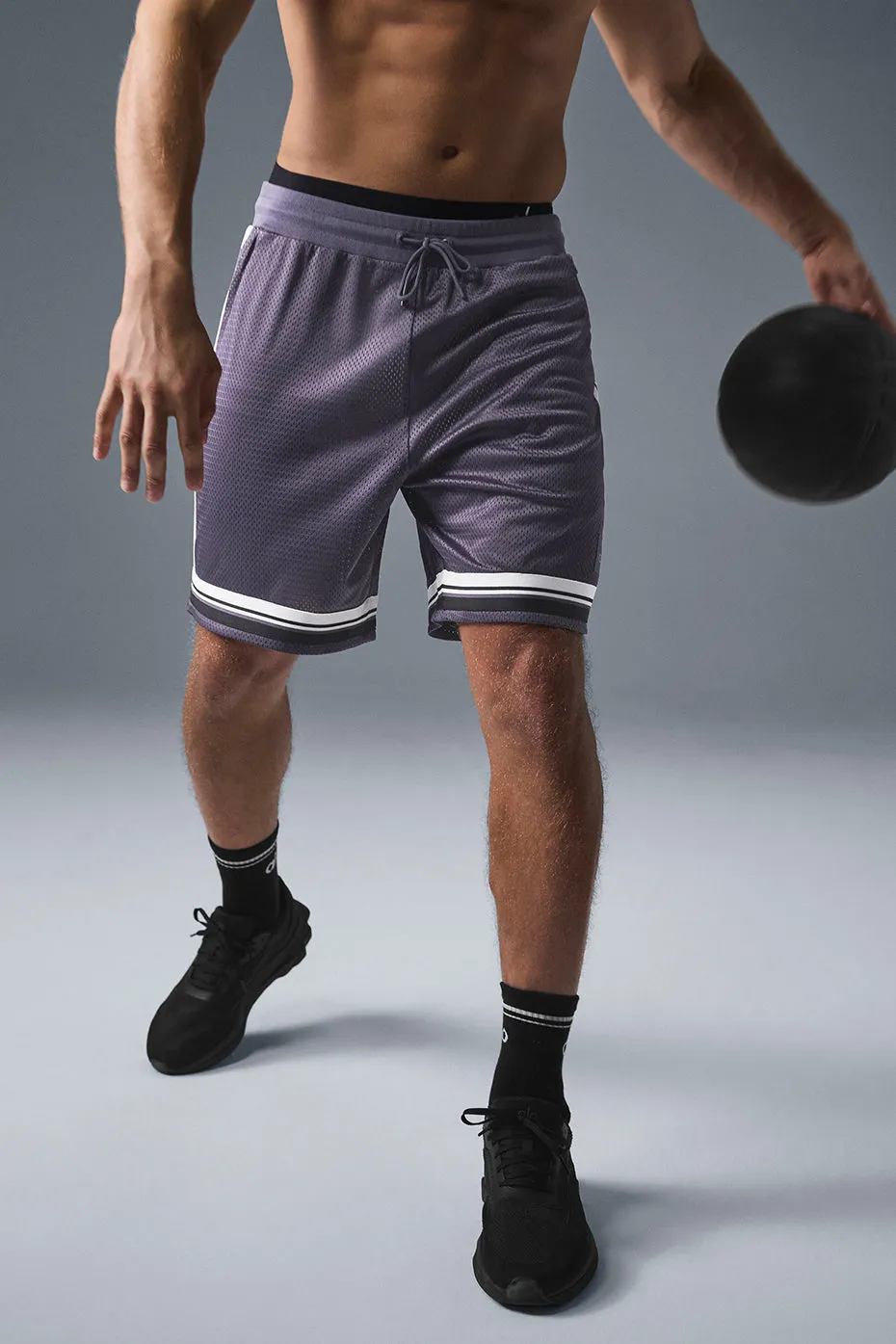 7" Key Mesh Basketball Short - Italian Plum sold by Alo Yoga product image thumbnail 3