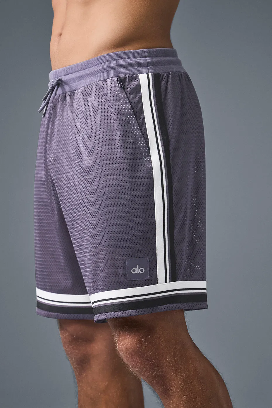 7" Key Mesh Basketball Short - Italian Plum sold by Alo Yoga product image thumbnail 4