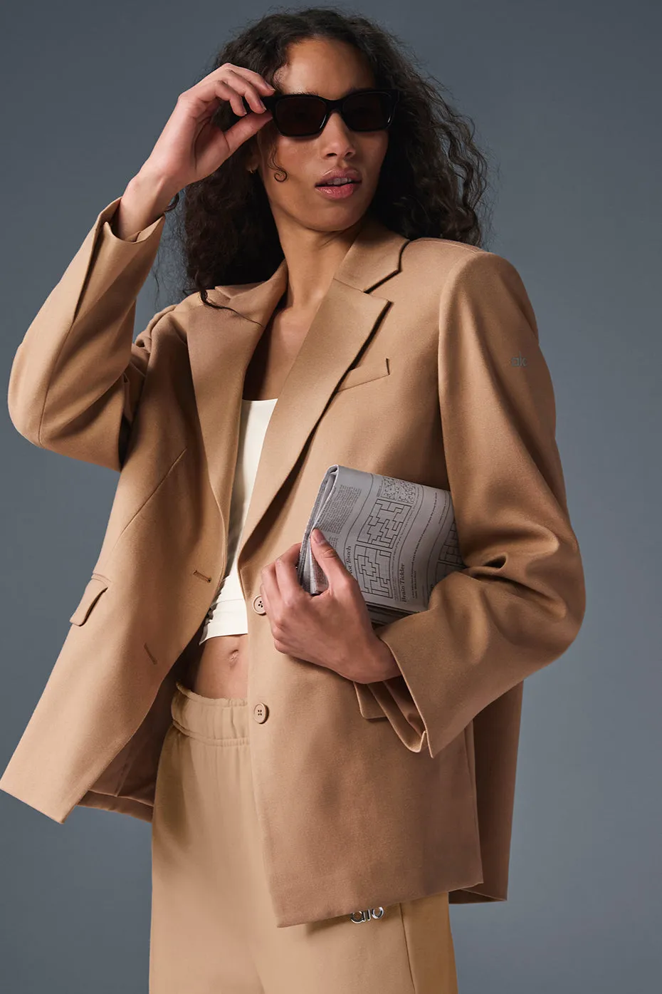 First-Class Blazer - Toasted Almond sold by Alo Yoga product image thumbnail 3