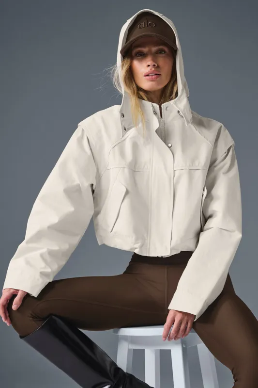 Cropped Unify Jacket - Ivory sold by Alo Yoga