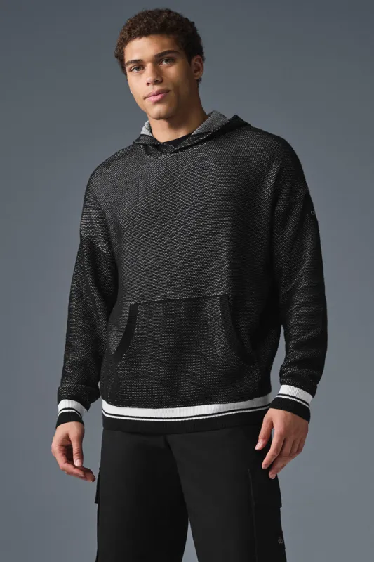 Sports Club Sweater Knit Hoodie - Black sold by Alo Yoga