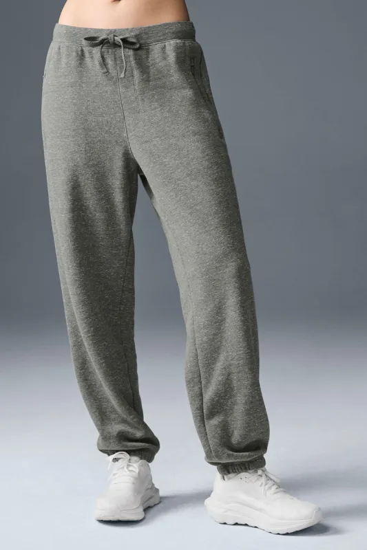 Triumph Restore Sweatpant - Grey Triblend sold by Alo Yoga