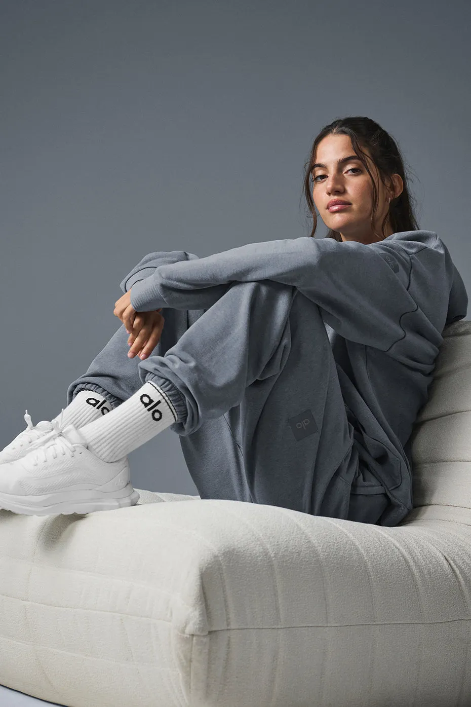 Chill Vintage Wash Sweatpant - Steel Grey Wash sold by Alo Yoga product image thumbnail 5