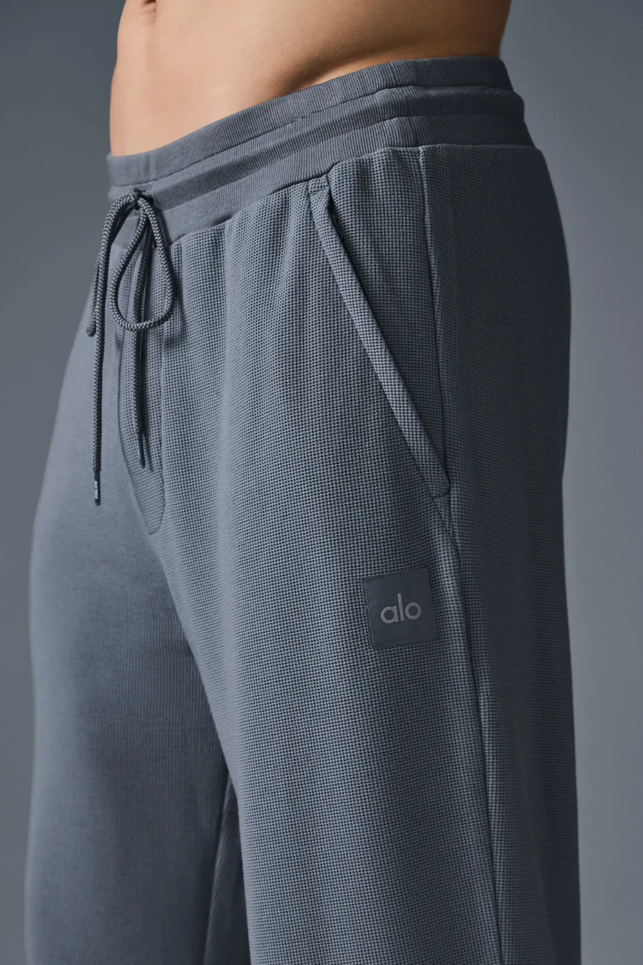 Micro Waffle Fast Break Jogger - Steel Grey sold by Alo Yoga product image thumbnail 3