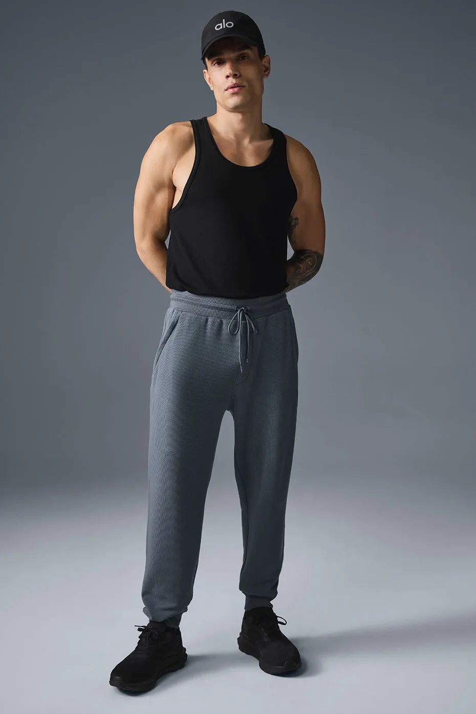 Micro Waffle Fast Break Jogger - Steel Grey sold by Alo Yoga product image thumbnail 5