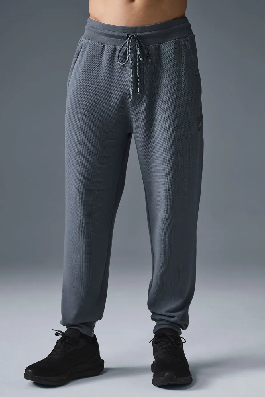 Micro Waffle Fast Break Jogger - Steel Grey sold by Alo Yoga