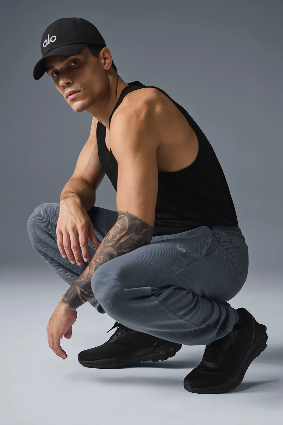 Micro Waffle Fast Break Jogger - Steel Grey sold by Alo Yoga product image thumbnail 4