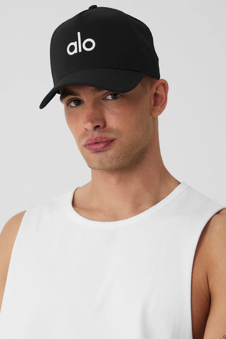Performance District Trucker Hat - Black/White sold by Alo Yoga product image thumbnail 3