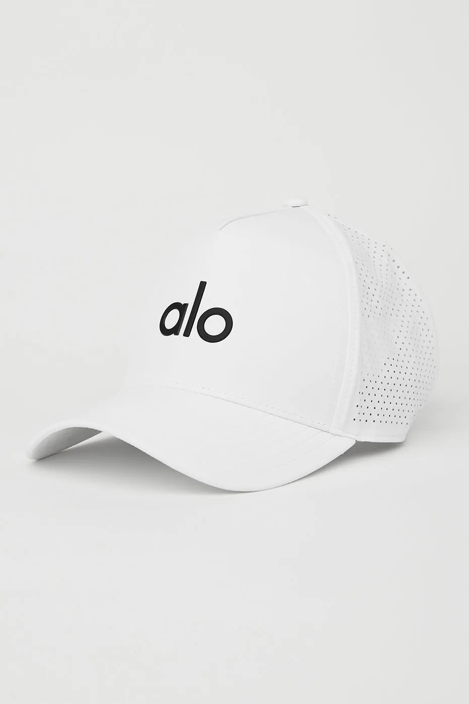 Performance District Trucker Hat - White/Black sold by Alo Yoga
