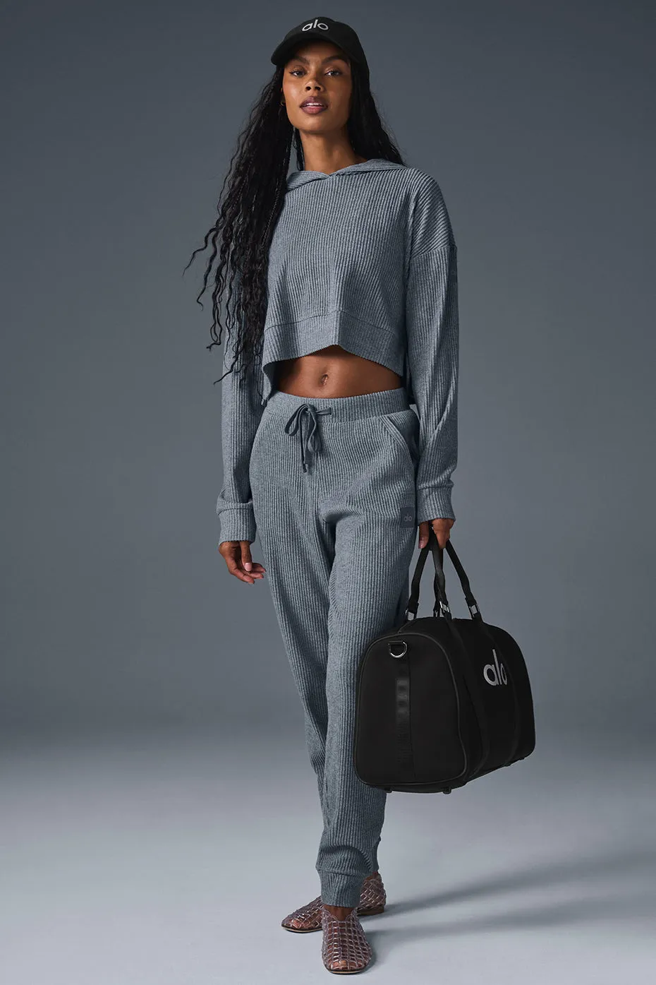 Muse Sweatpant - Steel Grey Heather sold by Alo Yoga product image thumbnail 4