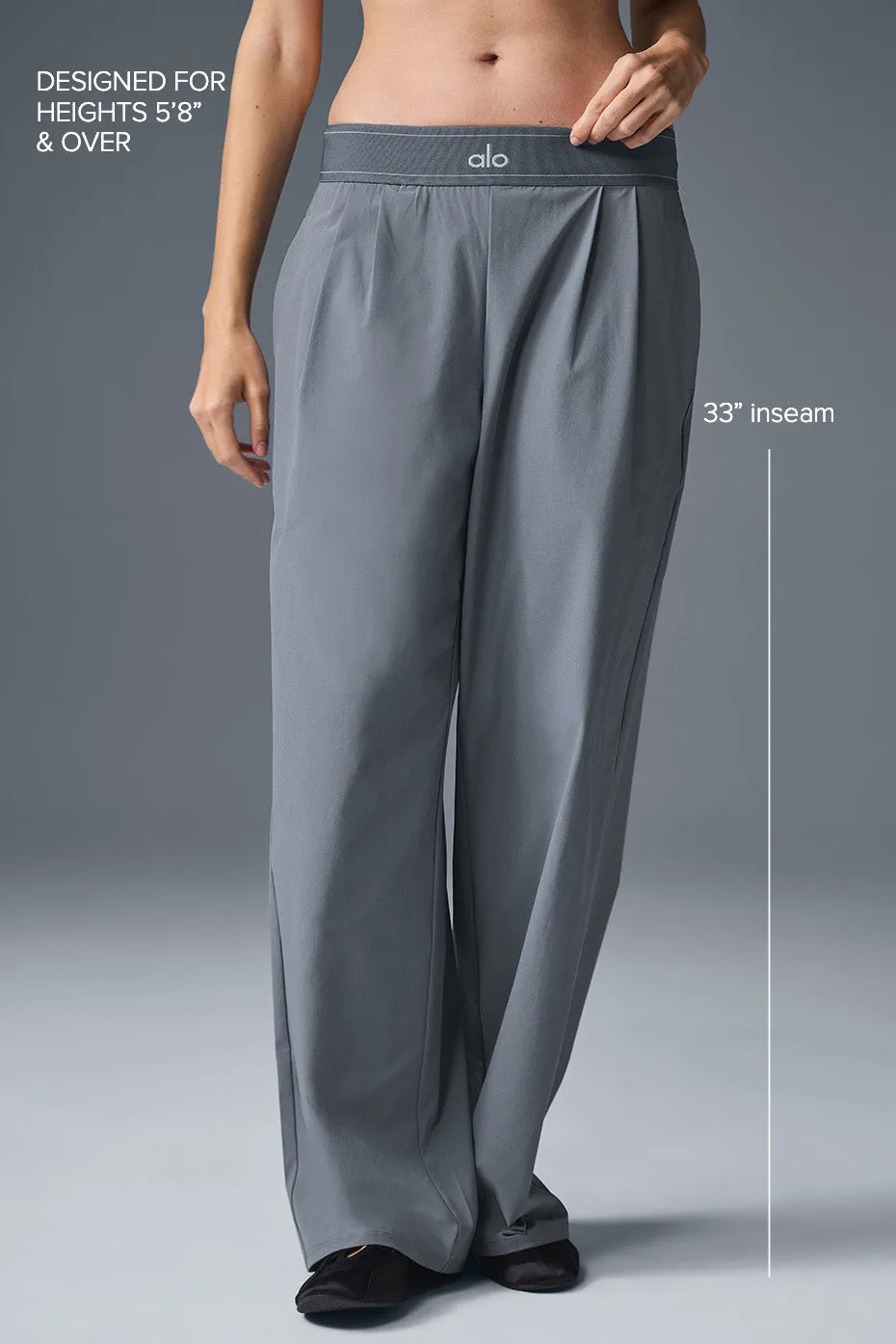 Suit Up Trouser (Long) - Steel Grey sold by Alo Yoga product image thumbnail 2