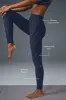 Alosoft High-Waist Sunray Legging - Navy/Ivory sold by Alo Yoga