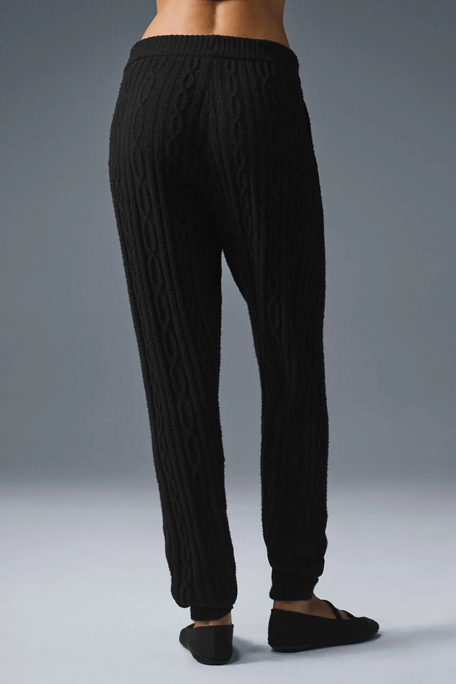 Cable Knit Winter Bliss Pant - Black sold by Alo Yoga product image thumbnail 3
