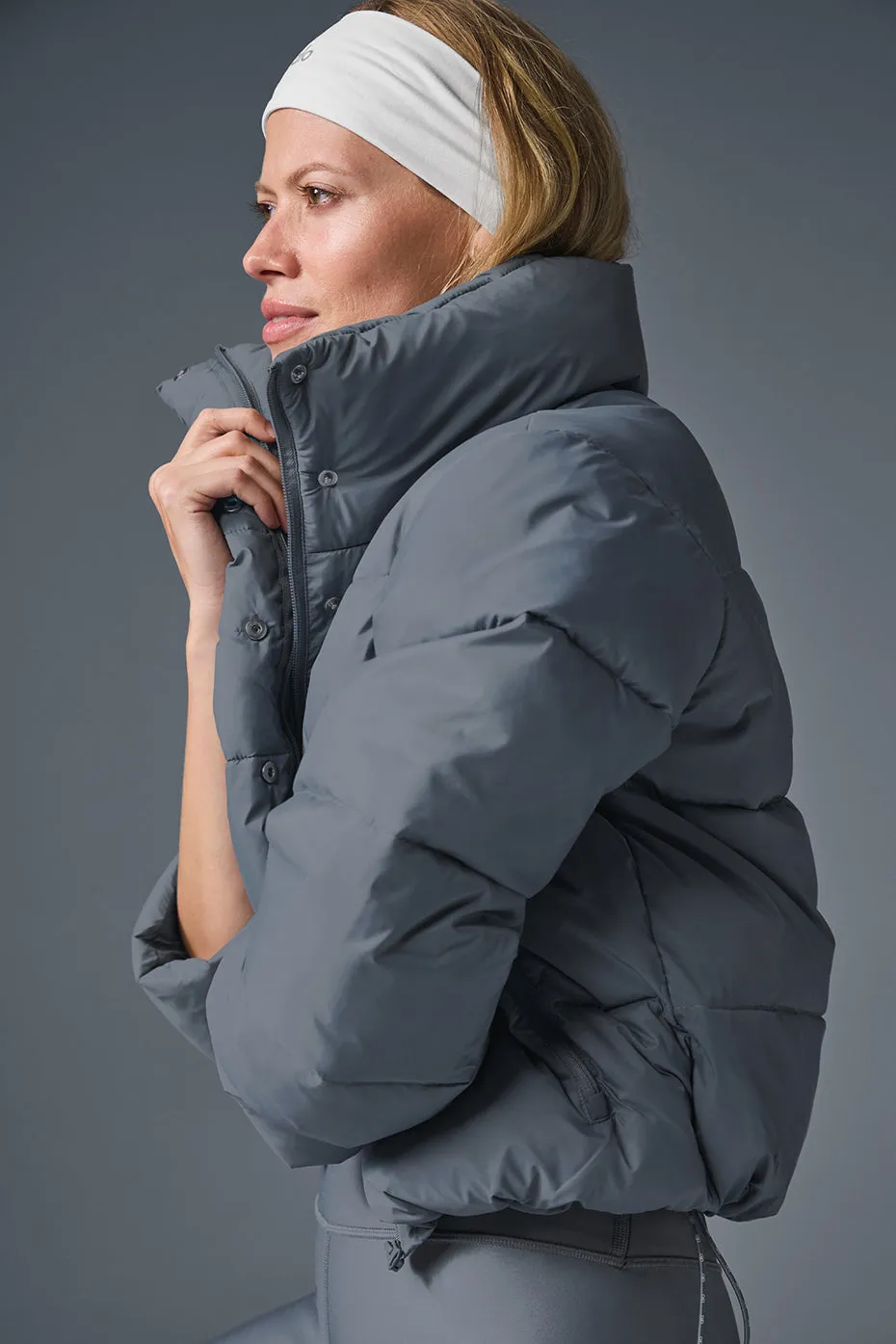 Gold Rush Puffer - Steel Grey sold by Alo Yoga product image thumbnail 4