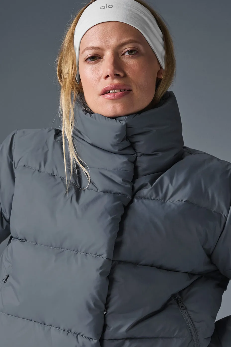 Gold Rush Puffer - Steel Grey sold by Alo Yoga product image thumbnail 5