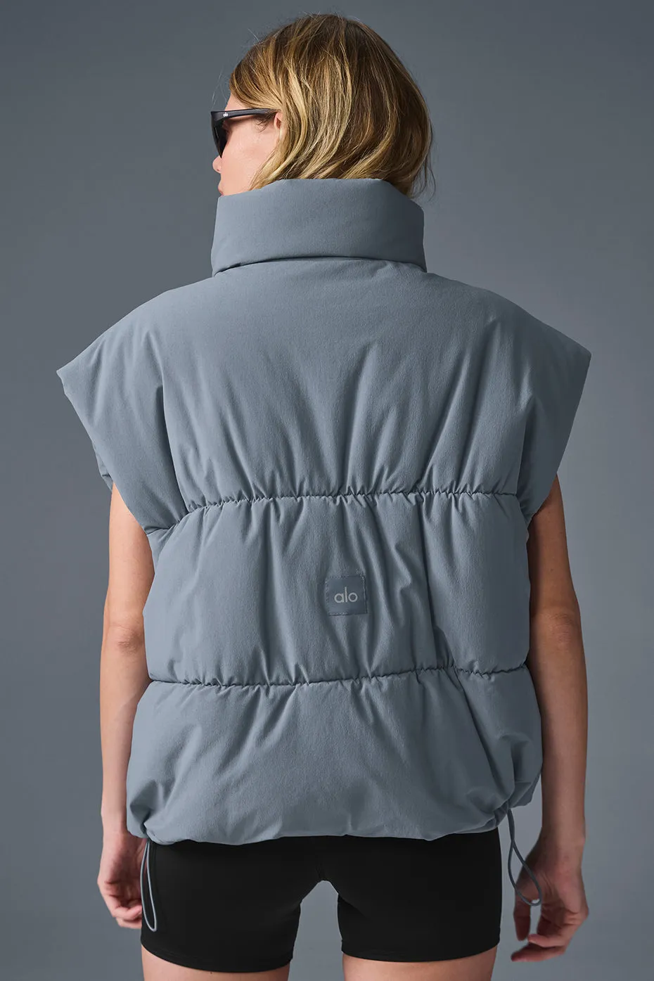 Incline Puffer Vest - Steel Grey sold by Alo Yoga product image thumbnail 3