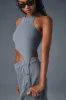 Alosoft Ribbed Revelation Tank - Steel Grey sold by Alo Yoga