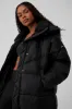 Gold Rush Puffer Trench - Black sold by Alo Yoga